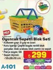 BİRLİK OYUNCAK SEPETLİ BLOK SETİ BİRLİK OYUNCAK SEPETLİ BLOK SETİ